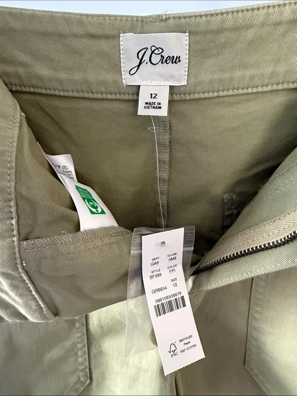 J.Crew Olive Green Chino Utility 4